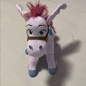Disney Sofia the First Purple Horse Pegasus Plush Minimus Stuffed Soft 8 inches